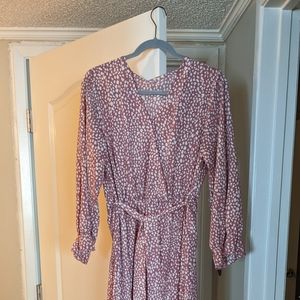 Wrap and tie Dress